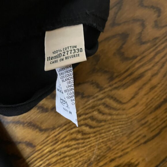 (2) pair L.L. Bean Classic Fit Chino Pants black and khaki size 12P NWT women's - Picture 16 of 16